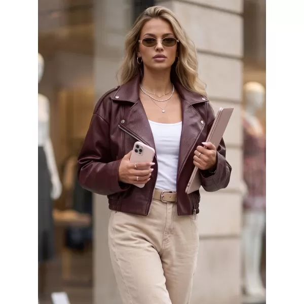  Ženska jakna DSTREET TY5952 TAMNOCRVENA 