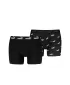 Muške bokserice PUMA ELEMENTS MEN LOGO PRINT BOXERS 2P 93875405 CRNA