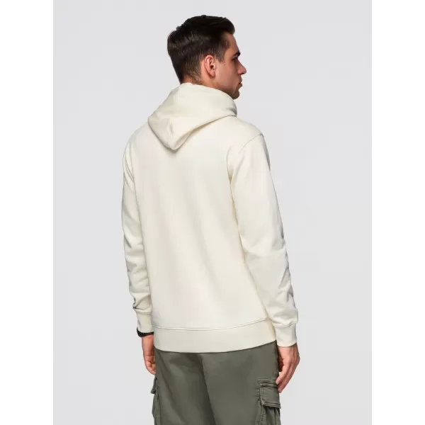  Muški sweatshirt OMBRE OM-SSBN-0270 KREMA 