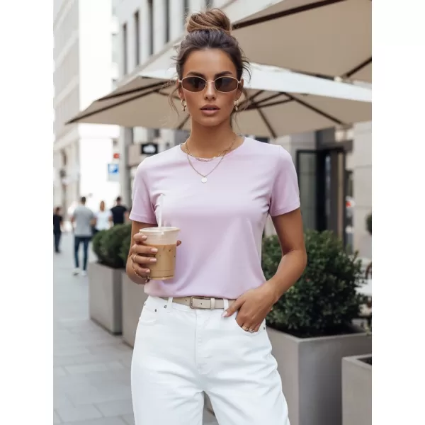  Ženska majica kratkih rukava DSTREET RY2209 LJUBIČASTA 