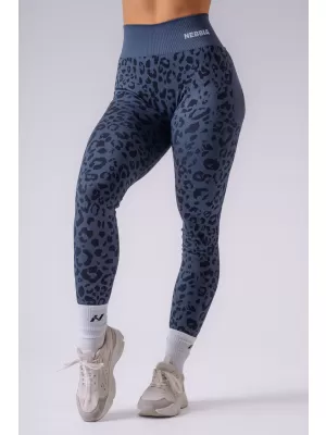 Ženske tajice NEBBIA PRIMAL 849 TAMNOPLAVI LEOPARD