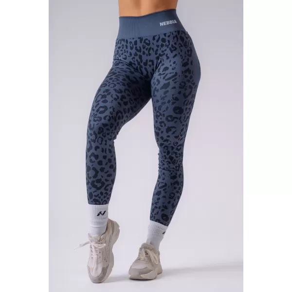  Ženske tajice NEBBIA PRIMAL 849 TAMNOPLAVI LEOPARD 