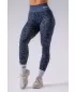 Ženske tajice NEBBIA PRIMAL 849 TAMNOPLAVI LEOPARD