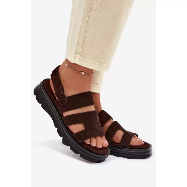  Ženske sandale BIG STAR SHOES TT274483 SMEĐA/BEŽ 