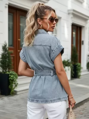 Haljina DSTREET EY2691 PLAVA
