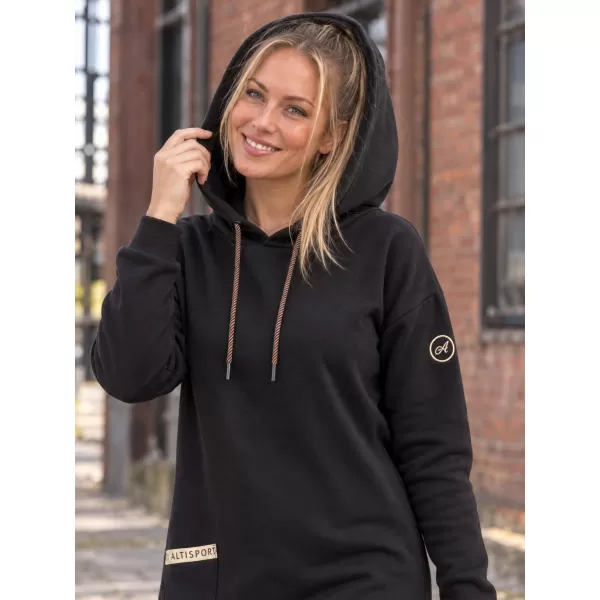  Ženski sweatshirt ALTISPORT IVIE CRNA 