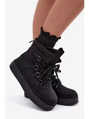 Ženski snjegovići BIG STAR SHOES UU274189 CRNA