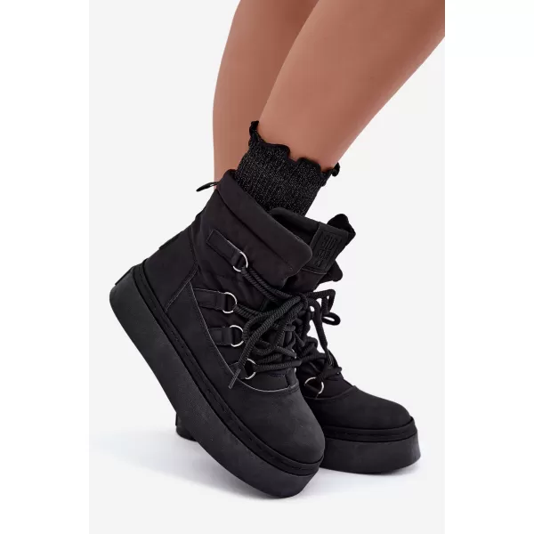  Ženski snjegovići BIG STAR SHOES UU274189 CRNA 