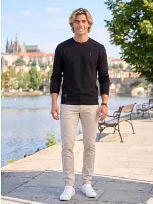 Muški sweatshirt ALTISPORT ICES CRNA