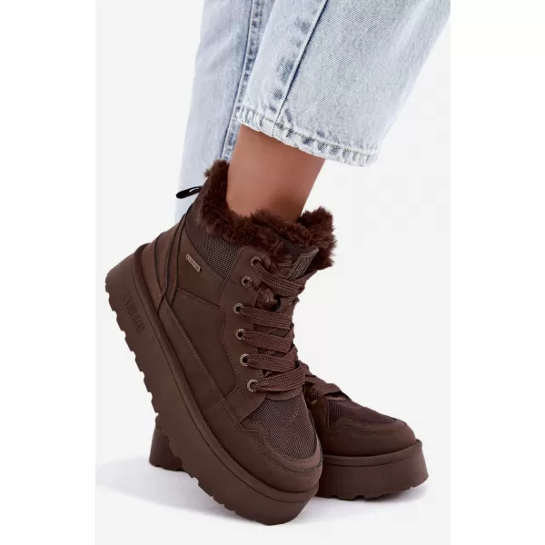  Ženske cipele BIG STAR SHOES UU274168 SMEĐE/BEŽ SJENE 