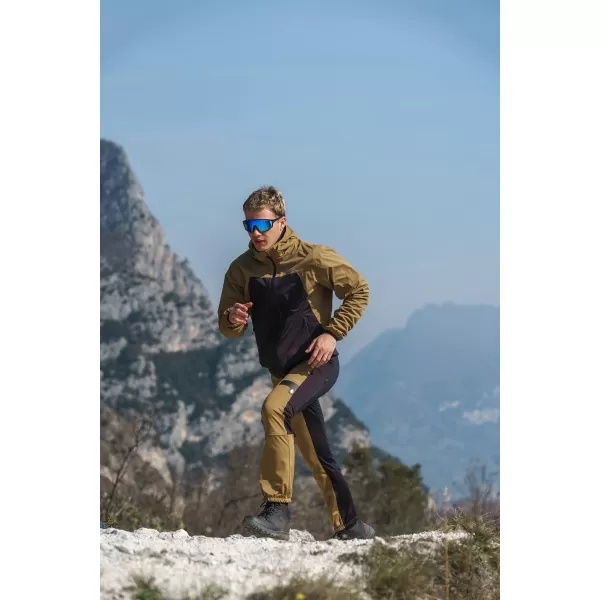  Muška vodootporna softshell jakna NORDBLANC EXPEDITIOUS NBSSM8323 SMEĐA 