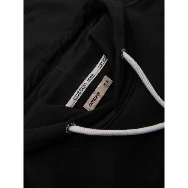  Muški sweatshirt OMBRE OM-SSBN-0270 CRNA 