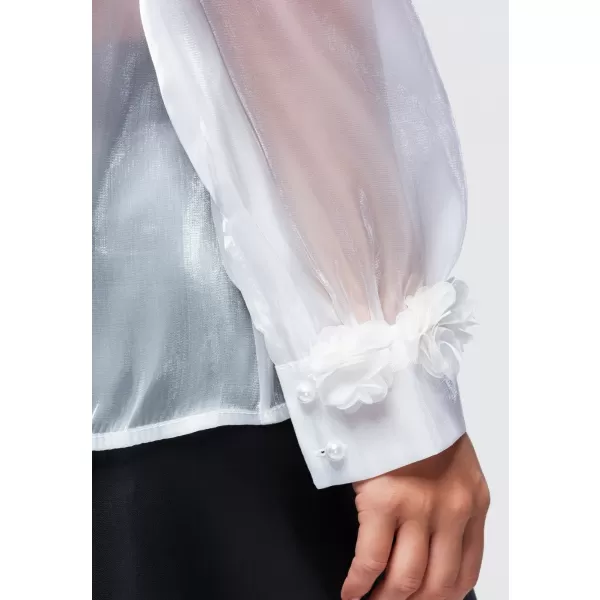  Ženska bluza OMBRE OW-TS-E0086 BIJELA 