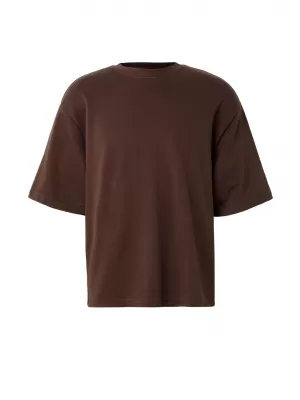 Muška majica kratkih rukava URBAN CLASSICS TB8097 ČOKOLADNO SMEĐA