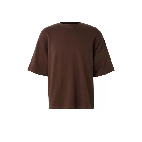  Muška majica kratkih rukava URBAN CLASSICS TB8097 ČOKOLADNO SMEĐA 