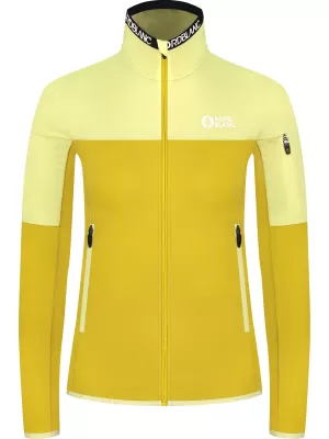 Ženska powerfleece majica NORDBLANC IDOL NBSFL8337 JANTAR