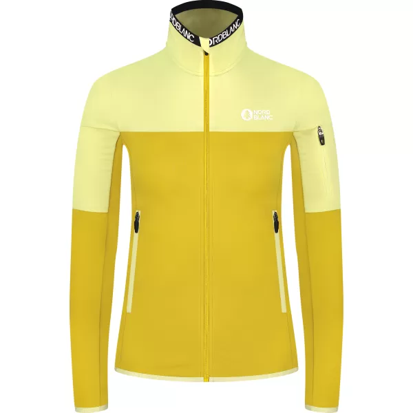  Ženska powerfleece majica NORDBLANC IDOL NBSFL8337 JANTAR 