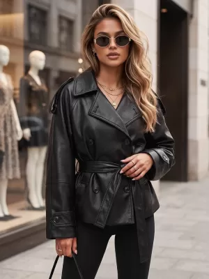 Ženska jakna DSTREET TY5911 CRNA