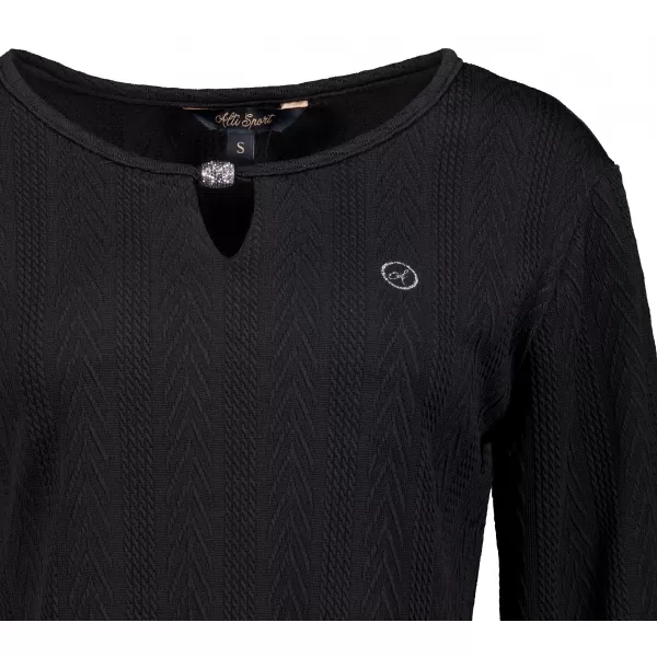  Ženska sweatshirt haljina ALTISPORT ILARIA CRNA 
