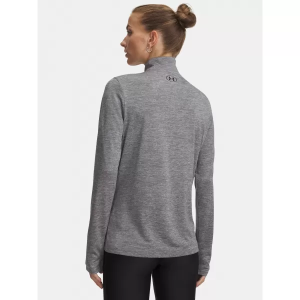  Ženska majica kratkih rukava UNDER ARMOUR TECH 1/2 ZIP- TWIST 1384225-709 ZELENA 