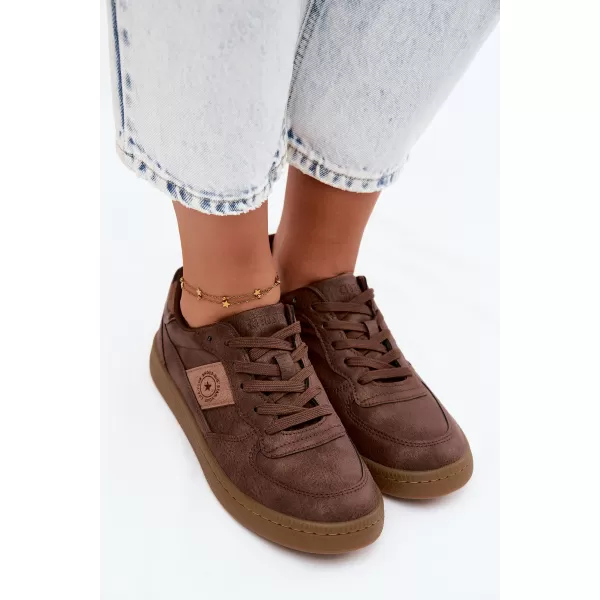  Ženske tenisice BIG STAR SHOES UU274017 SMEĐA/BEŽ 