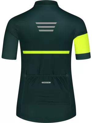Ženski biciklistički dres NORDBLANC ENTHUSIAST NBSLF8084 ZELENA