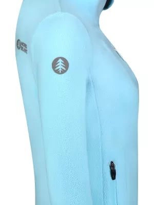 Ženska lagana majica od flisa NORDBLANC MAPLE NBSFL8374 SVIJETLOPLAVA