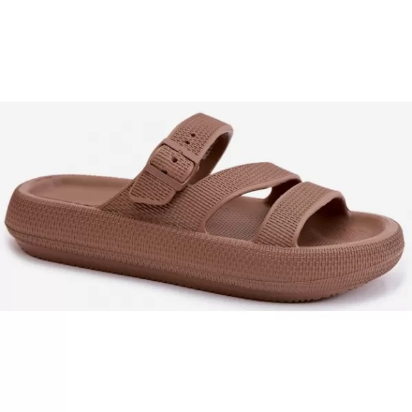  Ženske papuče BIG STAR SHOES 42155-19 SMEĐA/BEŽ 