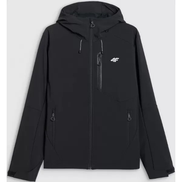  Muška softshell jakna 4F RAW25TSOFM506 DUBOKA CRNA 