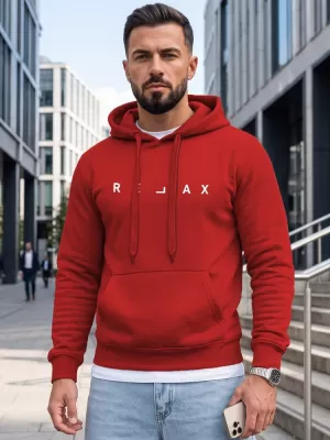 Muški sweatshirt DSTREET NX0001BX-18-09 CRVENA