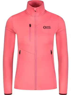 Ženska powerfleece majica NORDBLANC CRISP NBSFL8338 RUŽIČASTA