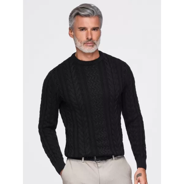  Muški pulover OMBRE OM-SWSW-0191 CRNA 