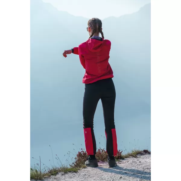  Ženske vodootporne hlače za više sportova NORDBLANC ELISA NBSPL8326 RUŽIČASTA 
