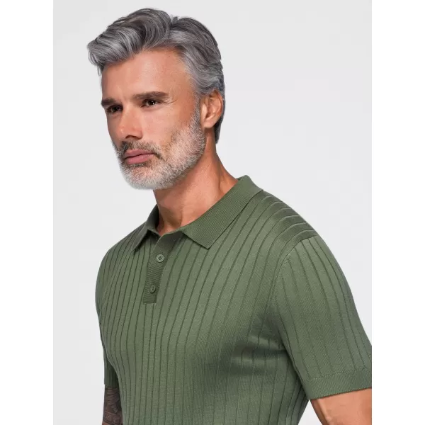  Muška polo majica OMBRE OM-POSS-0180 MASLINA 