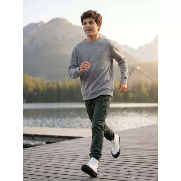  Dječji sweatshirt MALFINI CREW 427 TAMNO SIVI ODSJAJI 