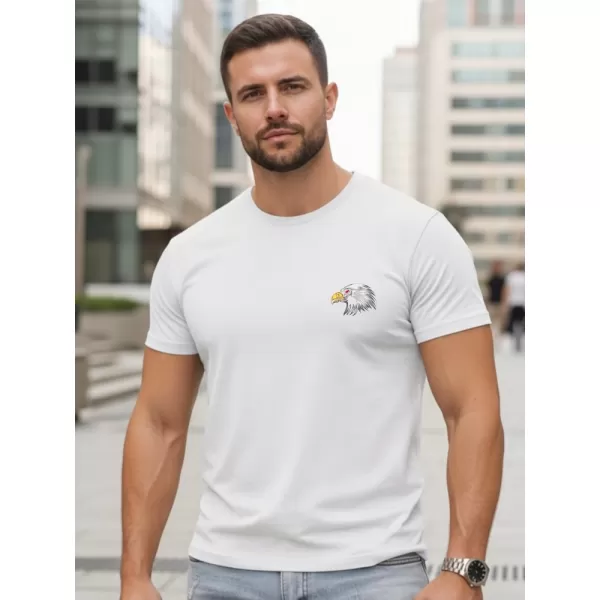  Muška majica kratkih rukava DSTREET NX0148R-WH BIJELA 