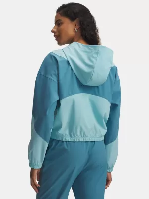 Ženska jakna UNDER ARMOUR RIVAL WOVEN JKT HD 6004849-425 PLAVA