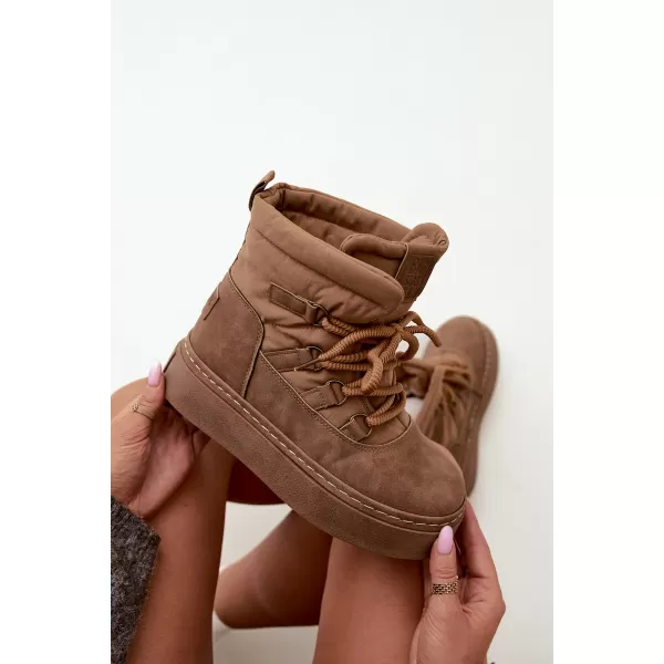  Ženski snjegovići BIG STAR SHOES UU274190 SMEĐA/BEŽ 