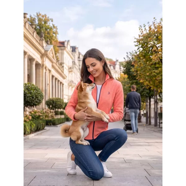  Ženska majica od flisa ALTISPORT ALW002852 VRHUNCI ZALASKA SUNCA 