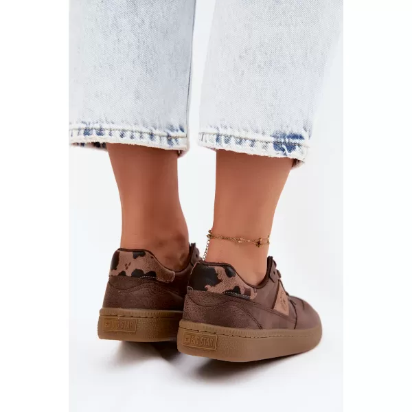  Ženske tenisice BIG STAR SHOES UU274017 SMEĐA/BEŽ 