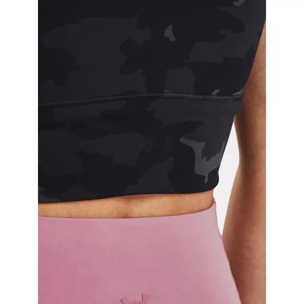  Ženska majica bez rukava UNDER ARMOUR MERIDIAN FITTED CROPTANKPRNT 1380983-021 CRNA 