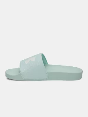 Ženske papuče UNDER ARMOUR UA W ARMR SLIDE 6007532-703 ZELENA