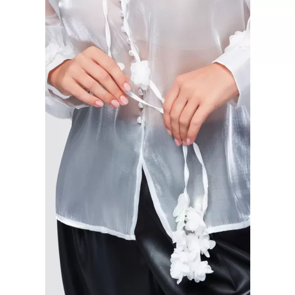  Ženska bluza OMBRE OW-TS-E0086 BIJELA 