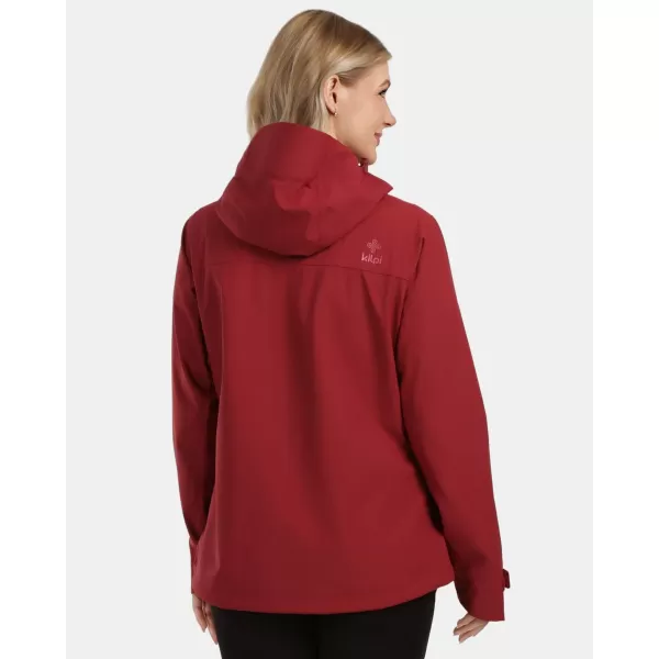  Ženska hardshell jakna KILPI MONTANA-W 1L0102KI TAMNOCRVENA 