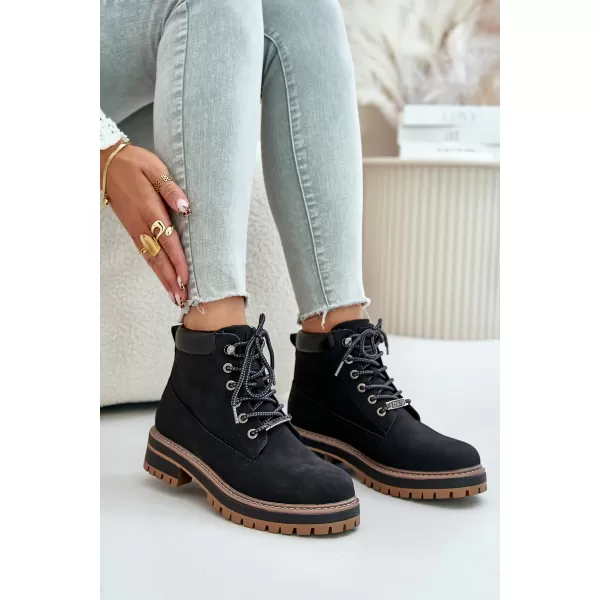  Ženske gležnjače BIG STAR SHOES OO274A290 CRNA 
