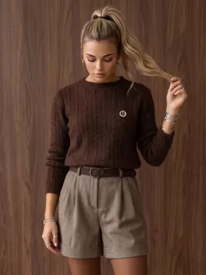 Ženski pulover DSTREET MY2674 SMEĐA