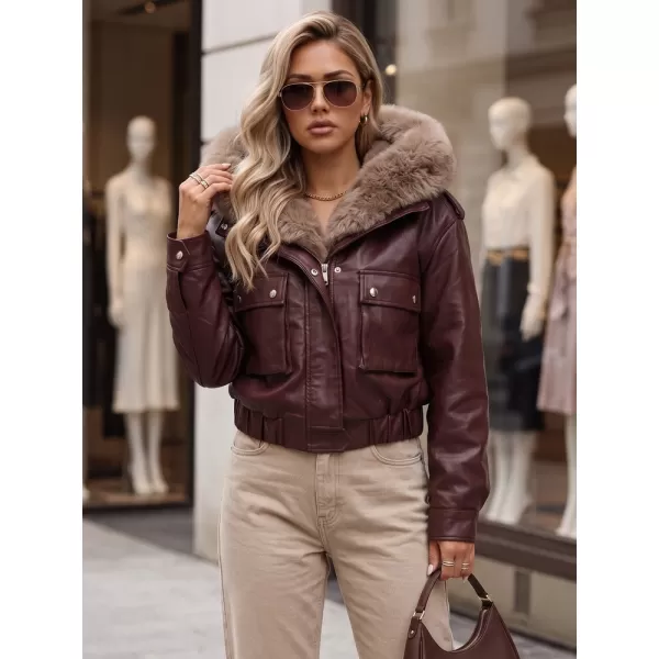  Ženska jakna DSTREET TY5977 TAMNOCRVENA 