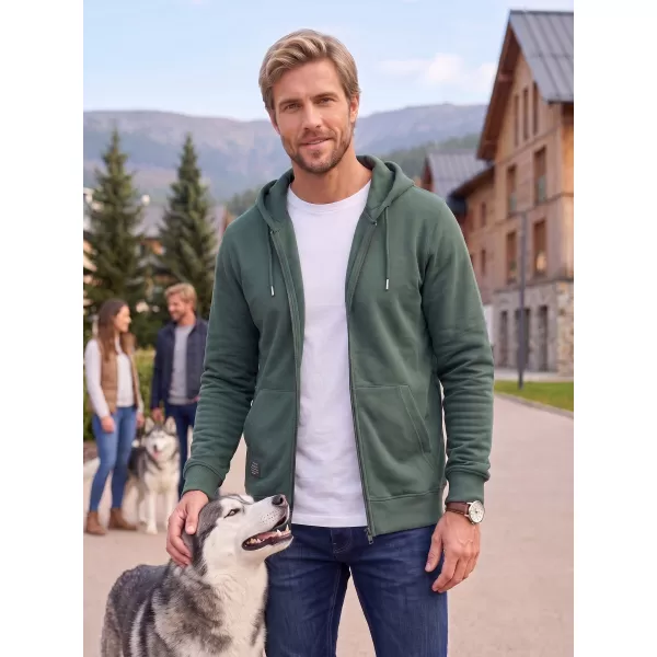  Muški sweatshirt ALTISPORT NP/ALMST45001 TAMNOZELENE BOJE 