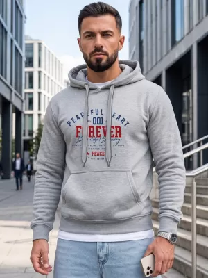 Muški sweatshirt DSTREET NX5150BX-02-09 SVIJETLOSIVA