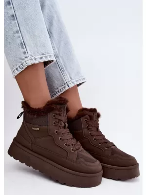 Ženske cipele BIG STAR SHOES UU274168 SMEĐE/BEŽ SJENE
